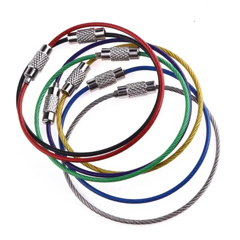 7pcs Metal Wire Stainless Steel Wire Rope Creative carabiner Keys hanging Cable EDC Tool
7pcs Metal Wire Stainless Steel Wire Rope Creative carabiner Keys hanging Cable EDC Tool