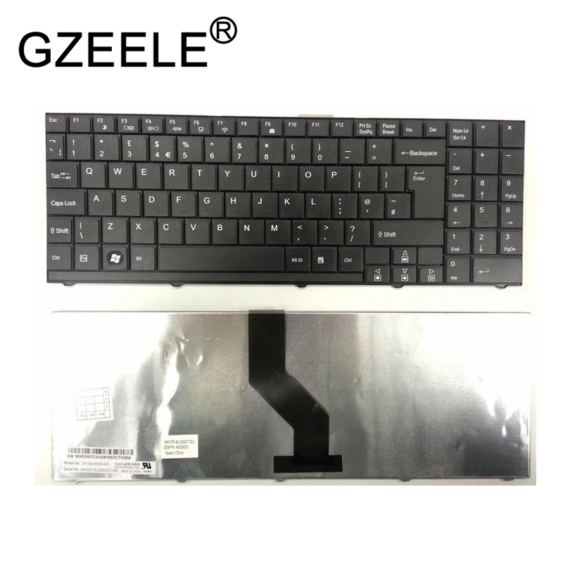 Новинка GZEELE ДЛЯ MEDION AKOYA P6610 P6620 E6212 MD6640 британская раскладка клавиатуры |