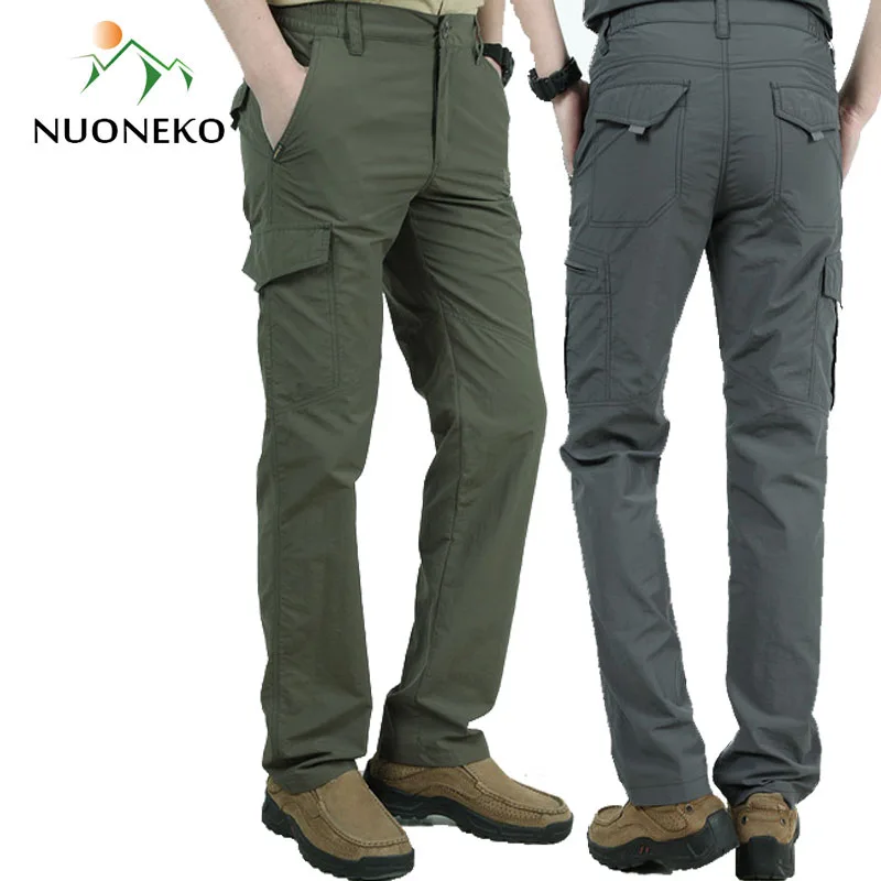 NUONEKO Men Tactical Trousers Outdoor Quick Dry Hiking Pants Men Waterproof Mountain Climbing Army Trekking Sport Pants PN11
NUONEKO Men Tactical Trousers Outdoor Quick Dry Hiking Pants Men Waterproof Mountain Climbing Army Trekking Sport Pants PN11