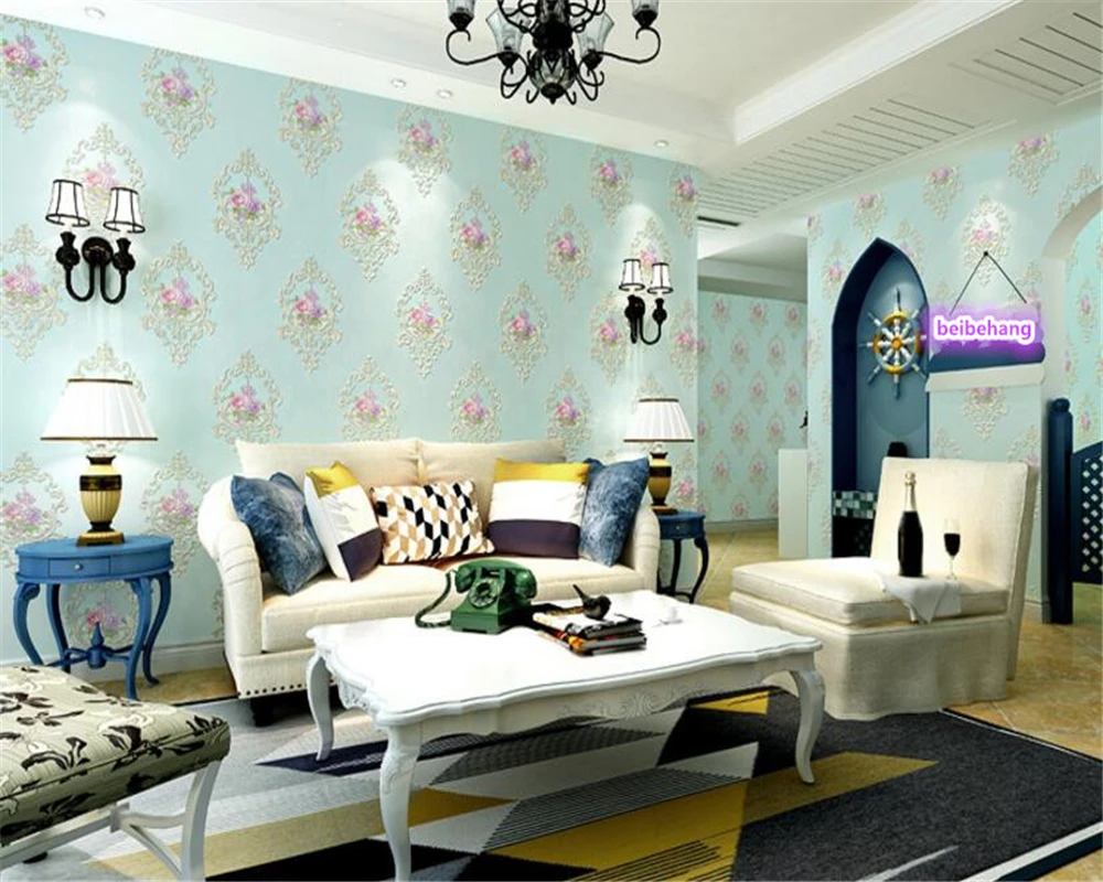 beibehang 3D Refined Pastoral Nonwovens Wallpaper Fresh Bedroom Bedside Background Wall Living Room Background papel de parede
beibehang 3D Refined Pastoral Nonwovens Wallpaper Fresh Bedroom Bedside Background Wall Living Room Background papel de parede