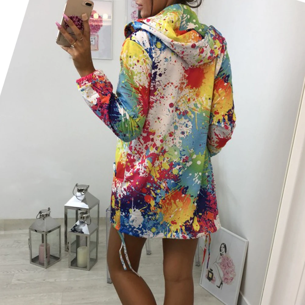 Long Sleeve Colorful Zipper Hooded Hoodies Women 3D Ink Graffiti Printed Hoodie Sweatshirt Art Sweatshirt Ladies Harajuku
Long Sleeve Colorful Zipper Hooded Hoodies Women 3D Ink Graffiti Printed Hoodie Sweatshirt Art Sweatshirt Ladies Harajuku