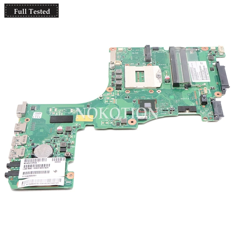 NOKOTION SPS V000318010 Mainboard for toshiba satellite L55 L55-A laptop motherboard CR10S-6050A2555901-MB-A02
NOKOTION SPS V000318010 Mainboard for toshiba satellite L55 L55-A laptop motherboard CR10S-6050A2555901-MB-A02