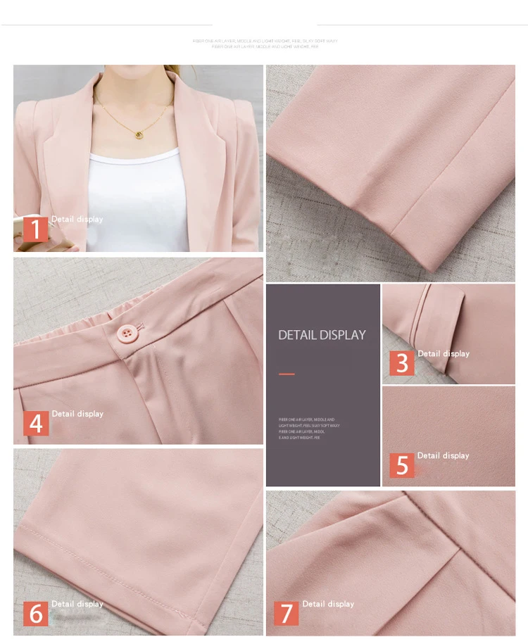 Women's business suit New Pant Suits Costumes for Women Office Business Suits Formal Work Wear Sets Uniform Styles Elegant Pants
Women's business suit New Pant Suits Costumes for Women Office Business Suits Formal Work Wear Sets Uniform Styles Elegant Pants