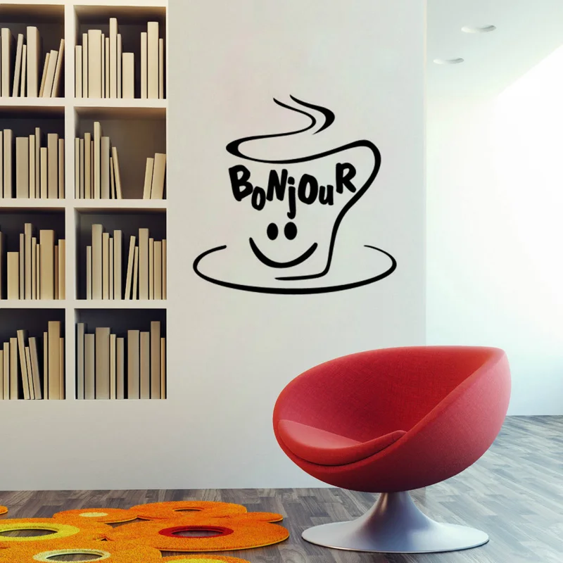 French Bonjour Sticker Restaurant Kitchen Removable Vinyl Wall Stickers DIY Home Decor Waterproof Wallpaper JG1543
French Bonjour Sticker Restaurant Kitchen Removable Vinyl Wall Stickers DIY Home Decor Waterproof Wallpaper JG1543