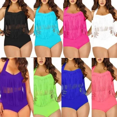 Newest Plus Size Swimwear For Fringe Tassels Bikini High Waist Swimsuit Sexy Bathing Suit Padded Boho free shipping
Newest Plus Size Swimwear For Fringe Tassels Bikini High Waist Swimsuit Sexy Bathing Suit Padded Boho free shipping