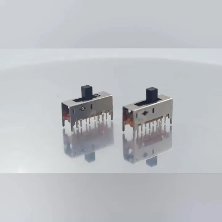20pcs SS-25D01 Double pole five throw 5 position slide switch 12 pin DIP type with 4 fixed pin handle heights can be customized
20pcs SS-25D01 Double pole five throw 5 position slide switch 12 pin DIP type with 4 fixed pin handle heights can be customized