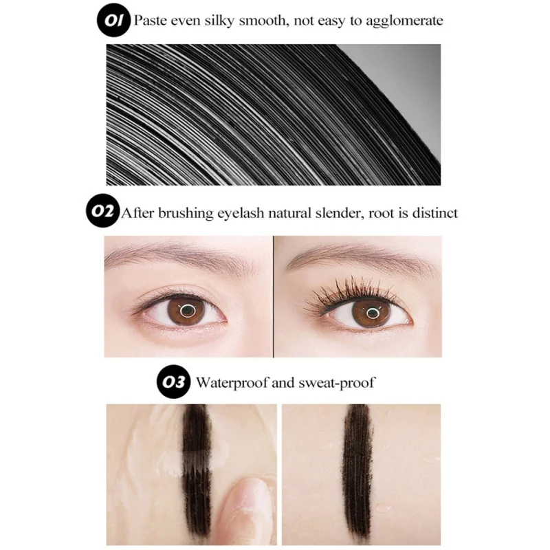 Black Thicken Eyes Mascara Waterproof Long-lasting Natural Eye Makeup Easy To Remove
Black Thicken Eyes Mascara Waterproof Long-lasting Natural Eye Makeup Easy To Remove