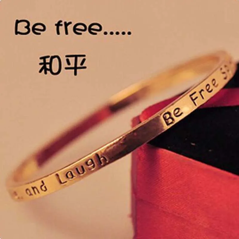 5 Kinds Golden Lettering Words Thin Bands Metallic Vintage Bracelets & Bangles for Women
5 Kinds Golden Lettering Words Thin Bands Metallic Vintage Bracelets & Bangles for Women