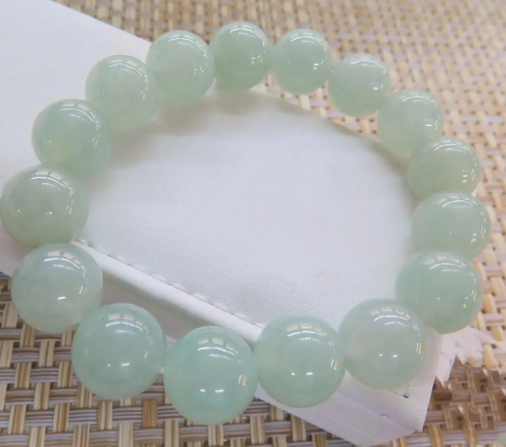 New Grade A Jadeite Jade Bead 13mm Perfect Beads Link Man &Woman Lucky Bracelet
New Grade A Jadeite Jade Bead 13mm Perfect Beads Link Man &Woman Lucky Bracelet