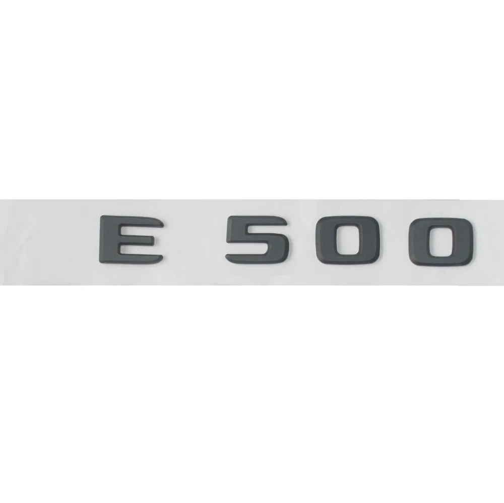 Flat Matte Black ABS Rear Trunk Letters Badge Badges Emblem Emblems Decal Sticker for Mercedes Benz E Class E500 2017 2019
Flat Matte Black ABS Rear Trunk Letters Badge Badges Emblem Emblems Decal Sticker for Mercedes Benz E Class E500 2017 2019
