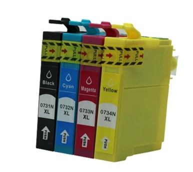 YOTAT Compatible Ink cartridge T0731 T0731N - T0734N for Epson Stylus C79/C90/C92/C110/CX3900/CX4900/CX5500/CX5600/CX5900/CX6900
YOTAT Compatible Ink cartridge T0731 T0731N - T0734N for Epson Stylus C79/C90/C92/C110/CX3900/CX4900/CX5500/CX5600/CX5900/CX6900