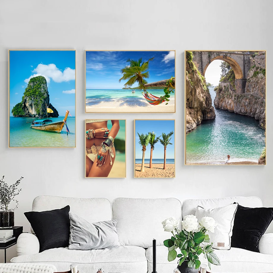 Beach Woman Ocean Coconut Island Sky Wall Art Canvas Painting Nordic Posters And Prints Wall Pictures For Living Room Home Decor
Beach Woman Ocean Coconut Island Sky Wall Art Canvas Painting Nordic Posters And Prints Wall Pictures For Living Room Home Decor