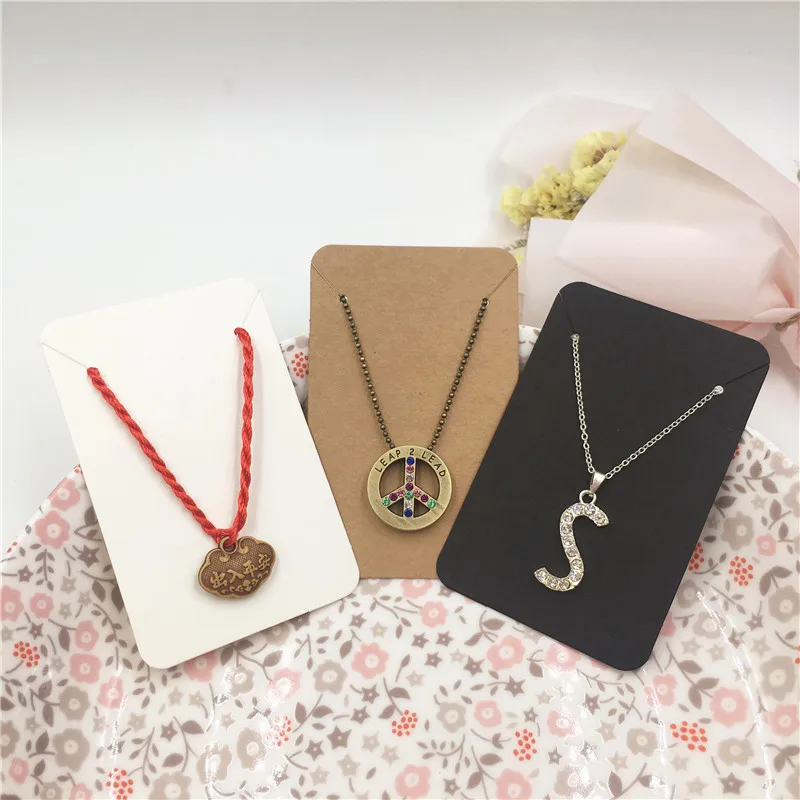 100pcs 8.8x5.6cm Simple Style Jewelry Packaging Paper Card Can Handmade DIY Love Necklace Bracelet Display Sale Card
100pcs 8.8x5.6cm Simple Style Jewelry Packaging Paper Card Can Handmade DIY Love Necklace Bracelet Display Sale Card