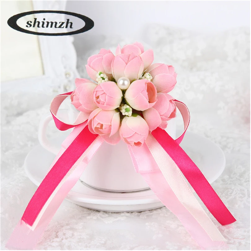 SHIMZH Rose Corsage Bridesmaid Artificial Bride Flowers For Wedding Party Decoration Handmade High Quality Bridal Ornaments
SHIMZH Rose Corsage Bridesmaid Artificial Bride Flowers For Wedding Party Decoration Handmade High Quality Bridal Ornaments