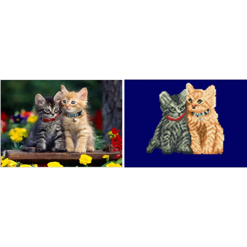 DIY 5D Diamond Mosaic Cartoon Cats Handmade Diamond Painting Cross Stitch Kits Diamond Embroidery Patterns Rhinestones Arts H6
DIY 5D Diamond Mosaic Cartoon Cats Handmade Diamond Painting Cross Stitch Kits Diamond Embroidery Patterns Rhinestones Arts H6
