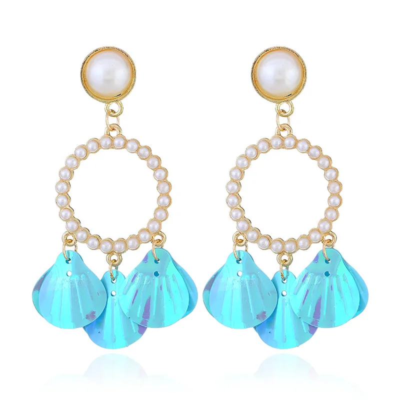 Fashion Street Shoot Simulation Pearl Tassel Long Statement Earrings For Women Sexy Wedding Party Charm Chic Shell-Shape Brincos
Fashion Street Shoot Simulation Pearl Tassel Long Statement Earrings For Women Sexy Wedding Party Charm Chic Shell-Shape Brincos