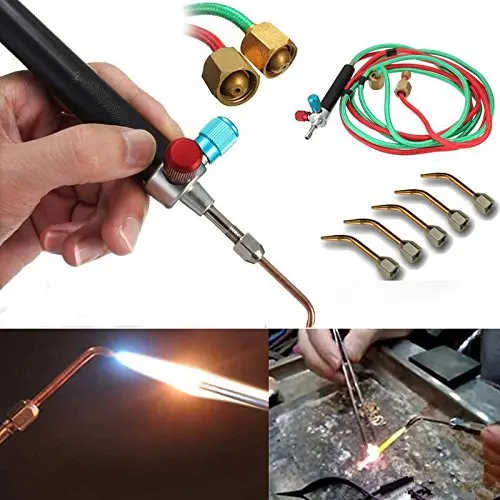 Jewelry Mini Gas Little Torch Welding Soldering Gun kit With 5 tips For Disposable Map Gas And Oxygen Cylinders
Jewelry Mini Gas Little Torch Welding Soldering Gun kit With 5 tips For Disposable Map Gas And Oxygen Cylinders