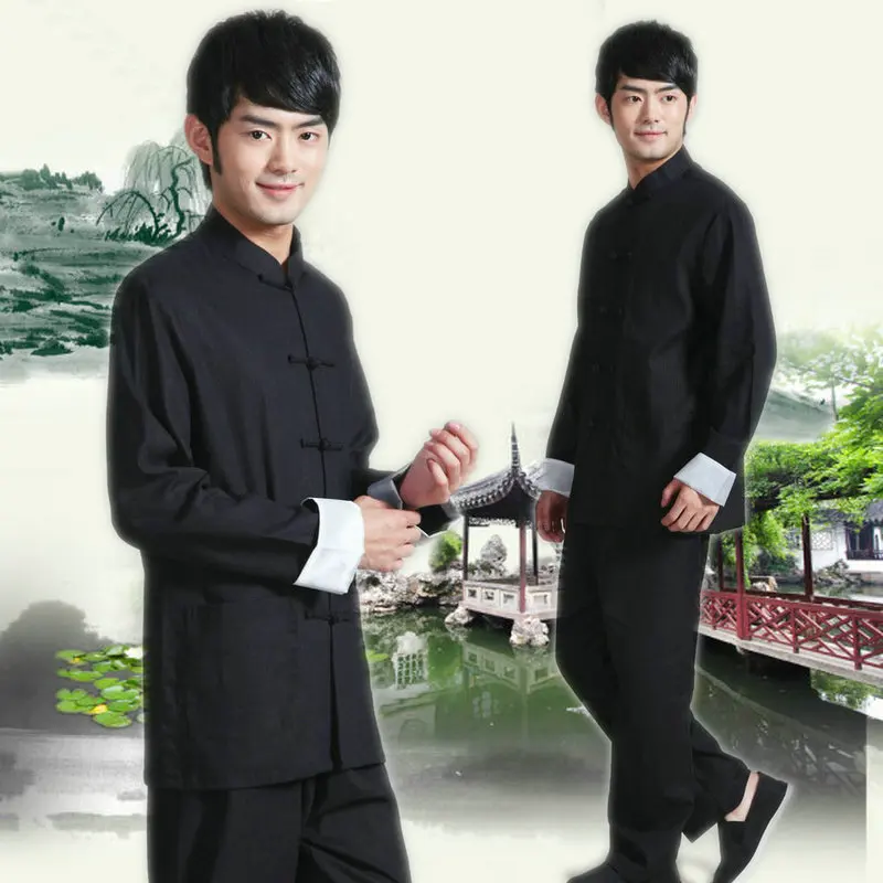 Chinese Traditional Tang Suit for Men Long Sleeve Kung Fu Costume Adult Taiji Costume Vintage Oriental Wushu Suit Outfit 89
Chinese Traditional Tang Suit for Men Long Sleeve Kung Fu Costume Adult Taiji Costume Vintage Oriental Wushu Suit Outfit 89