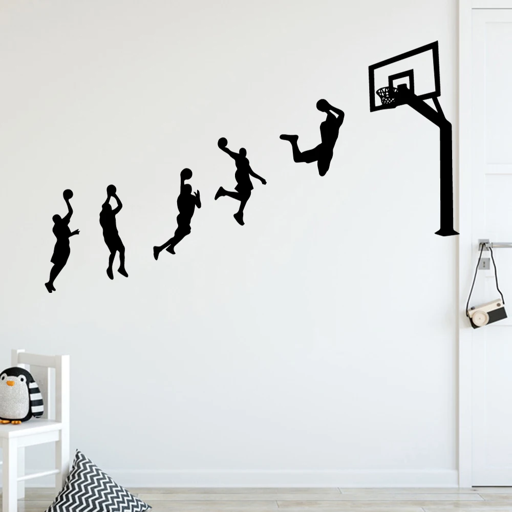 New basketball game Wall Stickers Personalized Creative For Kids Rooms Diy Home Decoration Art Decor Wallpaper
New basketball game Wall Stickers Personalized Creative For Kids Rooms Diy Home Decoration Art Decor Wallpaper