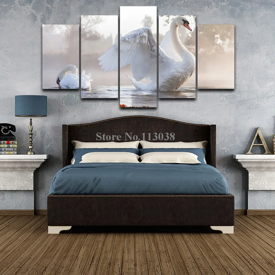5 Panel Lakes White Swans Printed Canvas Painting Living Room Wall Animal Pictures No Frame Do Dropship
5 Panel Lakes White Swans Printed Canvas Painting Living Room Wall Animal Pictures No Frame Do Dropship