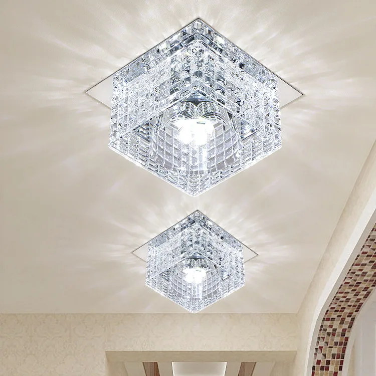 Modern Crystal Glass LED Ceiling Light Hallway Living Room Foyer Ceiling Mounted/Recessed Lamp 3W 5W Dia100mm Ceiling Lamp
Modern Crystal Glass LED Ceiling Light Hallway Living Room Foyer Ceiling Mounted/Recessed Lamp 3W 5W Dia100mm Ceiling Lamp