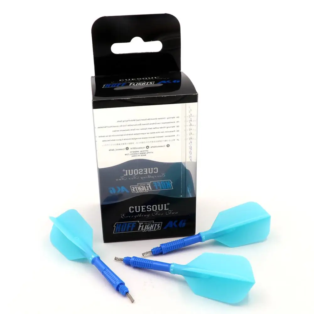 CUESOUL 3 Pieces KOFF AK6 Dart Stem with AK4 Moulded Dart Flights,Blue Dart Flight Slim Shape
CUESOUL 3 Pieces KOFF AK6 Dart Stem with AK4 Moulded Dart Flights,Blue Dart Flight Slim Shape