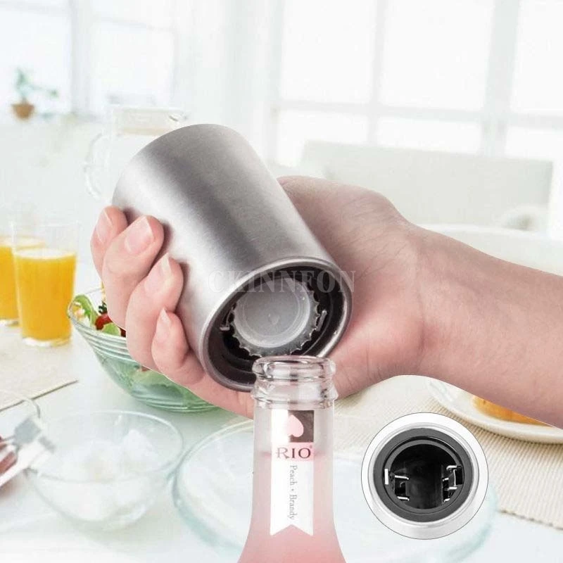 50Pcs/Lot Stainless Steel Automatic Bottle Opener Beer Wine Can Cap Catcher Bar Tool New
50Pcs/Lot Stainless Steel Automatic Bottle Opener Beer Wine Can Cap Catcher Bar Tool New