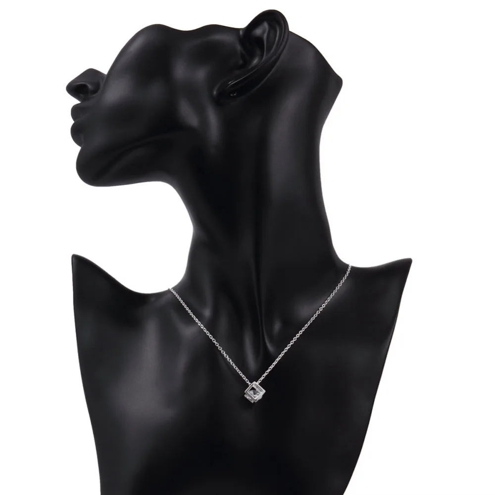 Simple Style Elegant Women Square Shape 925 Sterling Silver Necklaces New Long Cubic Zirconia Pendant Jewelry For Women
Simple Style Elegant Women Square Shape 925 Sterling Silver Necklaces New Long Cubic Zirconia Pendant Jewelry For Women