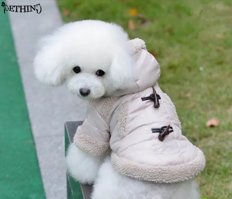 New British Style Pet Clothes Dog Winter Cotton Coat Horn Button Hoodie Warm Pet Puppy Clothes Jackets Small Dog Cat 3 color
New British Style Pet Clothes Dog Winter Cotton Coat Horn Button Hoodie Warm Pet Puppy Clothes Jackets Small Dog Cat 3 color
