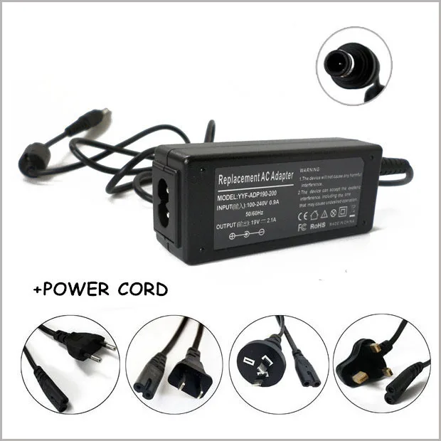 19V Laptop Charger Power Supply Cord For Samsung N130 N140 N150 NC-10 N310-13GB NP-N310 NF210 ADP-40MB AB CPA09-002A Q1EX-71G
19V Laptop Charger Power Supply Cord For Samsung N130 N140 N150 NC-10 N310-13GB NP-N310 NF210 ADP-40MB AB CPA09-002A Q1EX-71G