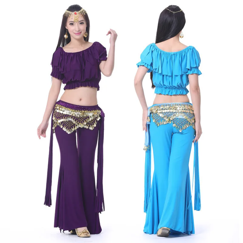 2019 New Style Belly Dance Costume Sexy Dancing women India dance clothes Set bellydance Indian wear 12color 3pcs Top&Belt&Pants
2019 New Style Belly Dance Costume Sexy Dancing women India dance clothes Set bellydance Indian wear 12color 3pcs Top&Belt&Pants