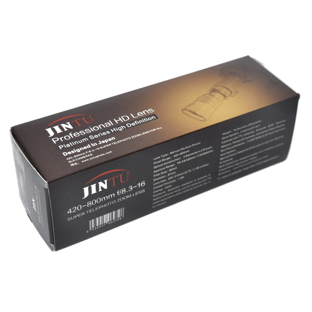 Телеобъектив JINTU 420-1600 мм f/8 3 зум-объектив + 2 телеобъектива для Sony a5100 a3000 a5000 A7S NEX7 NEX6