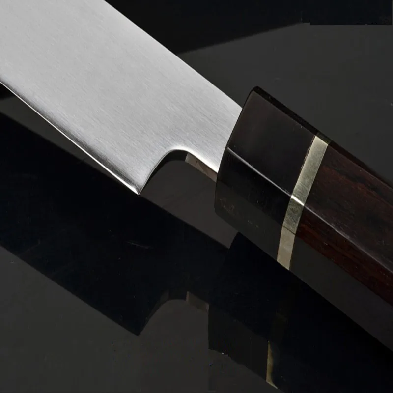 Japanese Sushi Knife German 1.4116 Stainless Steel Filleting Kiritsuke Sashimi Kitchen Knife Cooking Tool with Scabbard 5G
Japanese Sushi Knife German 1.4116 Stainless Steel Filleting Kiritsuke Sashimi Kitchen Knife Cooking Tool with Scabbard 5G