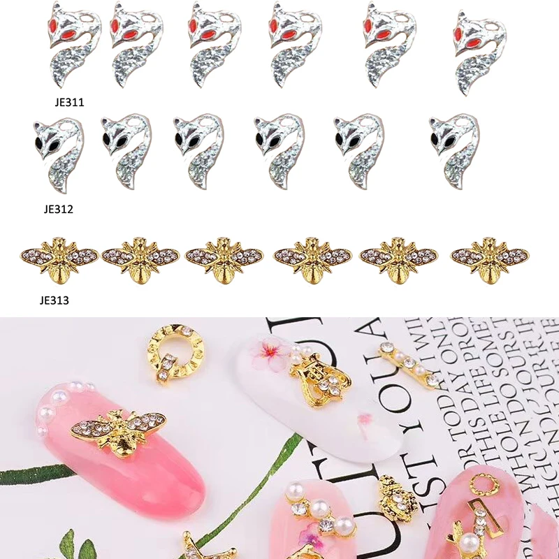 10pcs/lot Butterfly Fox Design 3D Metallic Gold Rhinestone Nail Studs / Nail Art Charm / Jewelry Making Charm/ AB Crystal Charm
10pcs/lot Butterfly Fox Design 3D Metallic Gold Rhinestone Nail Studs / Nail Art Charm / Jewelry Making Charm/ AB Crystal Charm