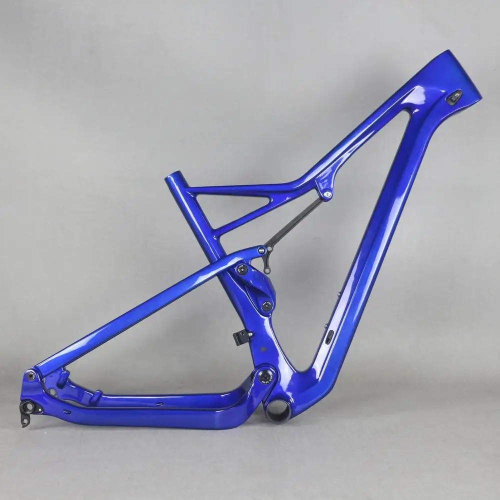 Металлическая синяя подвесная рама 27 5 er boost и 29er Boost MTB углеродная для велосипеда XC