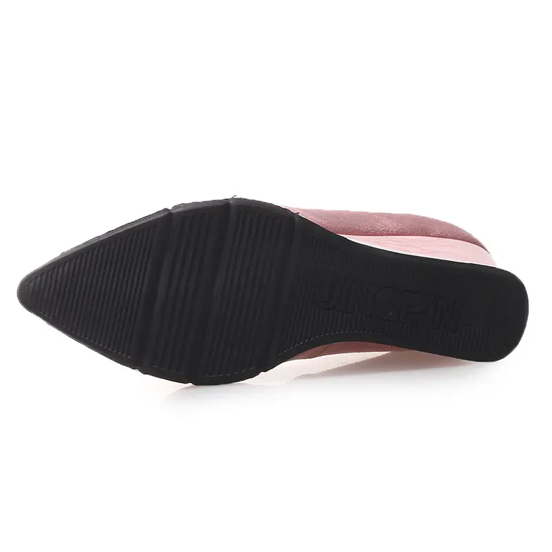 Fanyuan Fashion Leisure Slip-on Wedges Pumps Pointed Toe Women Shoes Sweet Solid Shallow Dress Shoes Party Wedding High Heels
Fanyuan Fashion Leisure Slip-on Wedges Pumps Pointed Toe Women Shoes Sweet Solid Shallow Dress Shoes Party Wedding High Heels