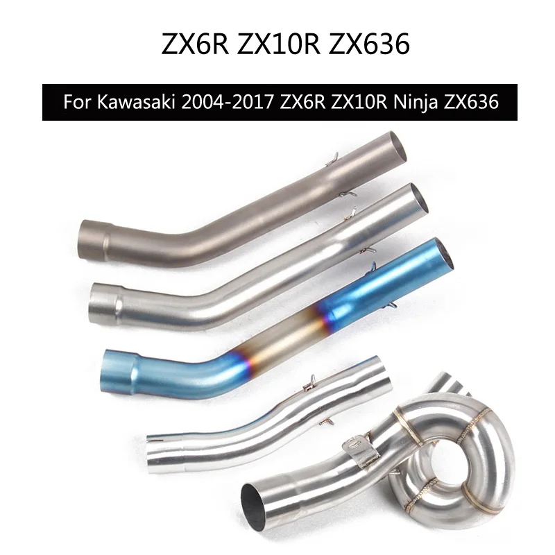 Mid Link Pipe for Kawasaki ZX6R ZX10R Ninja ZX636 2004-2017 Slip On 51 mm Escape Reserve Remove Catalyst Modified Exhaust Pipe
Mid Link Pipe for Kawasaki ZX6R ZX10R Ninja ZX636 2004-2017 Slip On 51 mm Escape Reserve Remove Catalyst Modified Exhaust Pipe