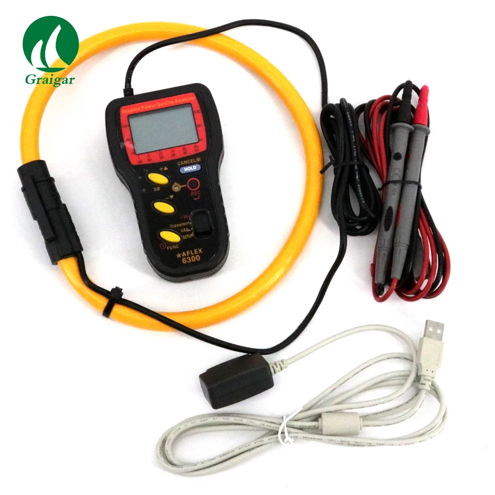 AFLEX-6300 Графический Анализатор качества мощности Программируемый коэффициент PT (от 1 до 3000)
AFLEX-6300 Графический Анализатор качества мощности Программируемый коэффициент PT (от 1 до 3000)