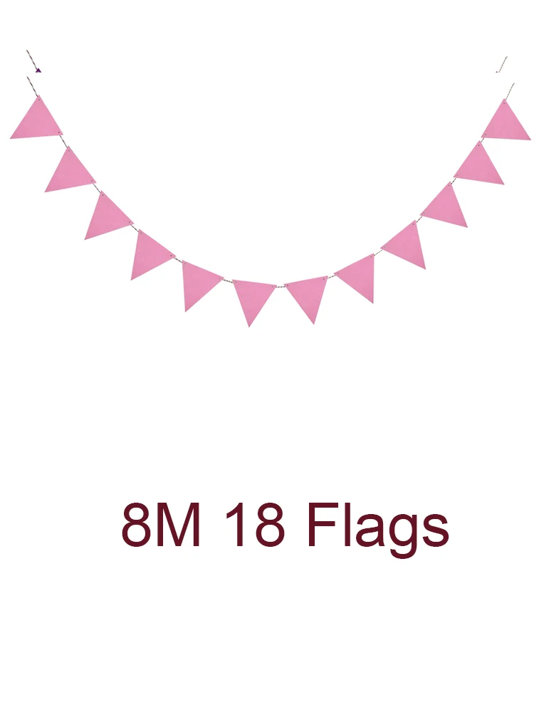 8M Lovely Pink 18Flags Non-woven Party Bunting Pennants flag and Banners baby birthday wedding party pull flower wall decoration
8M Lovely Pink 18Flags Non-woven Party Bunting Pennants flag and Banners baby birthday wedding party pull flower wall decoration
