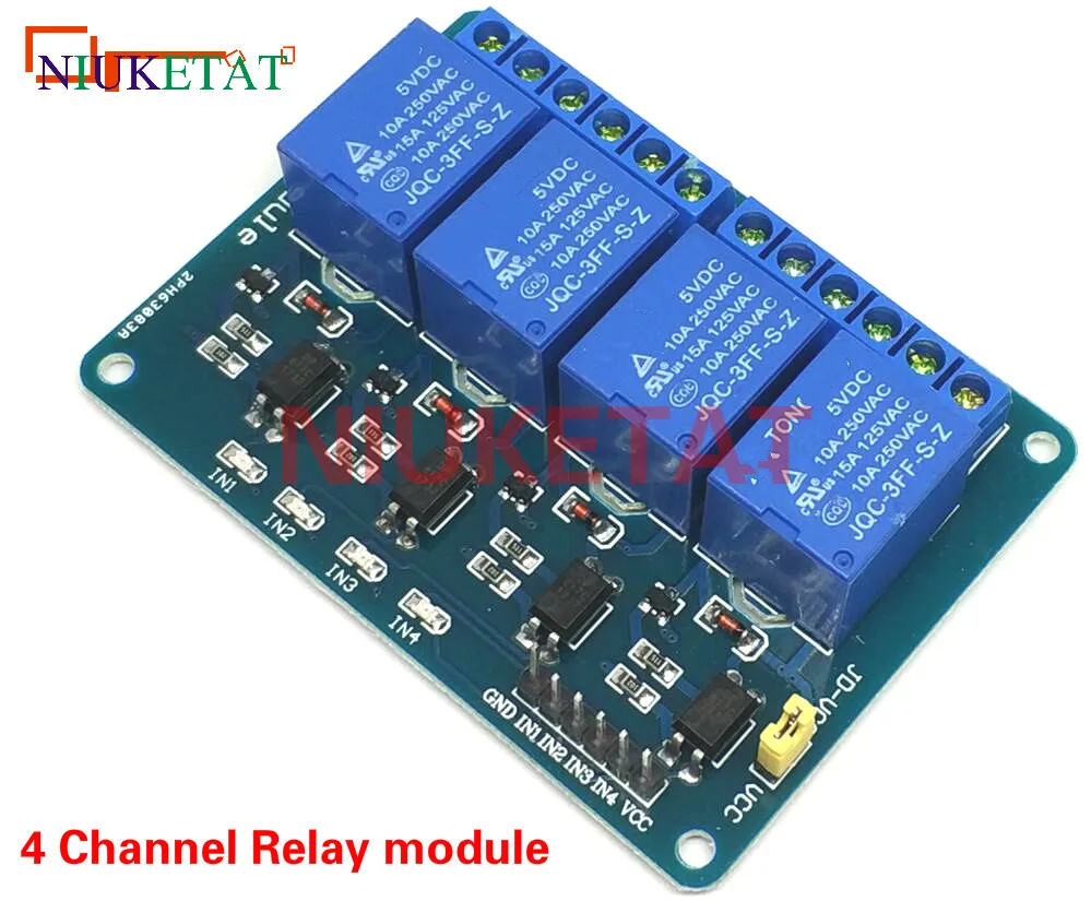 5pcs 4-Channel relay module expansion board 4 channel 5V 4-Channel Relay 5V 4-road relay module Free shipping
5pcs 4-Channel relay module expansion board 4 channel 5V 4-Channel Relay 5V 4-road relay module Free shipping