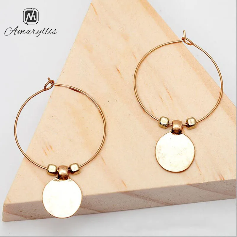 Amaiyllis Vintage Hollow Round Circle Pendant Dangle Earrings For Women Ethnic Alloy Beads Coin Disc Statement Drop Earrings 
Amaiyllis Vintage Hollow Round Circle Pendant Dangle Earrings For Women Ethnic Alloy Beads Coin Disc Statement Drop Earrings