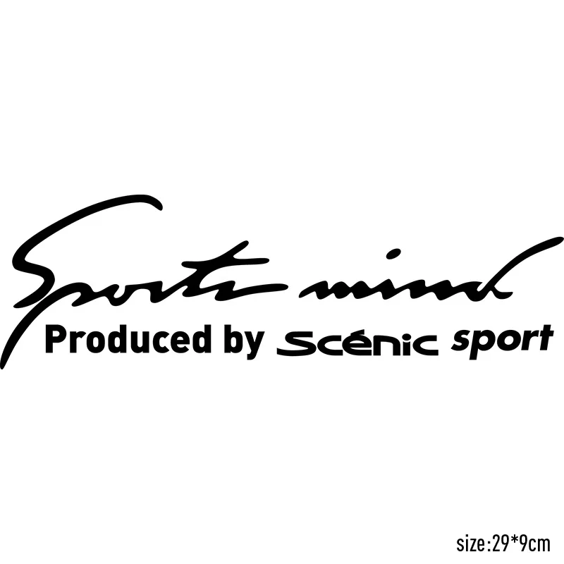 2 Pieces Scenic Sports Car Covers stickers Car-Styling For renault car accessories | Автомобили и мотоциклы