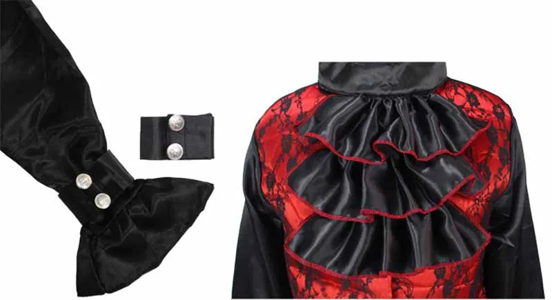 2019 Adult & Kids Vampire Knight Costume Red Robe Gothic Halloween Costume Male Vampire Knight Cosplay For Boys Plus Size 2XL
2019 Adult & Kids Vampire Knight Costume Red Robe Gothic Halloween Costume Male Vampire Knight Cosplay For Boys Plus Size 2XL