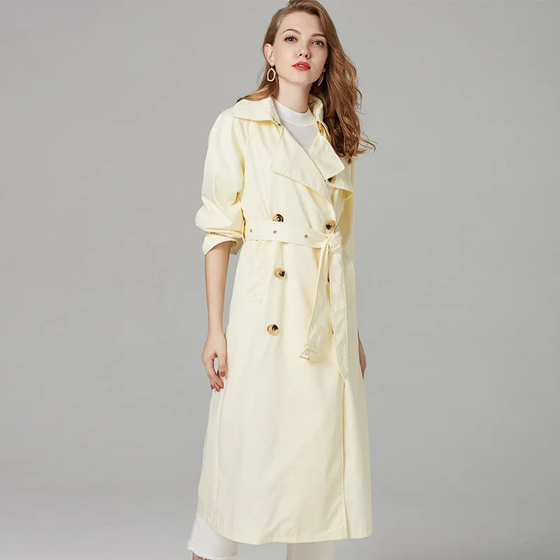 New 2019 spring autumn X-long adjustable sashes slim waist design trench coat women lantern sleeve thin coats
New 2019 spring autumn X-long adjustable sashes slim waist design trench coat women lantern sleeve thin coats