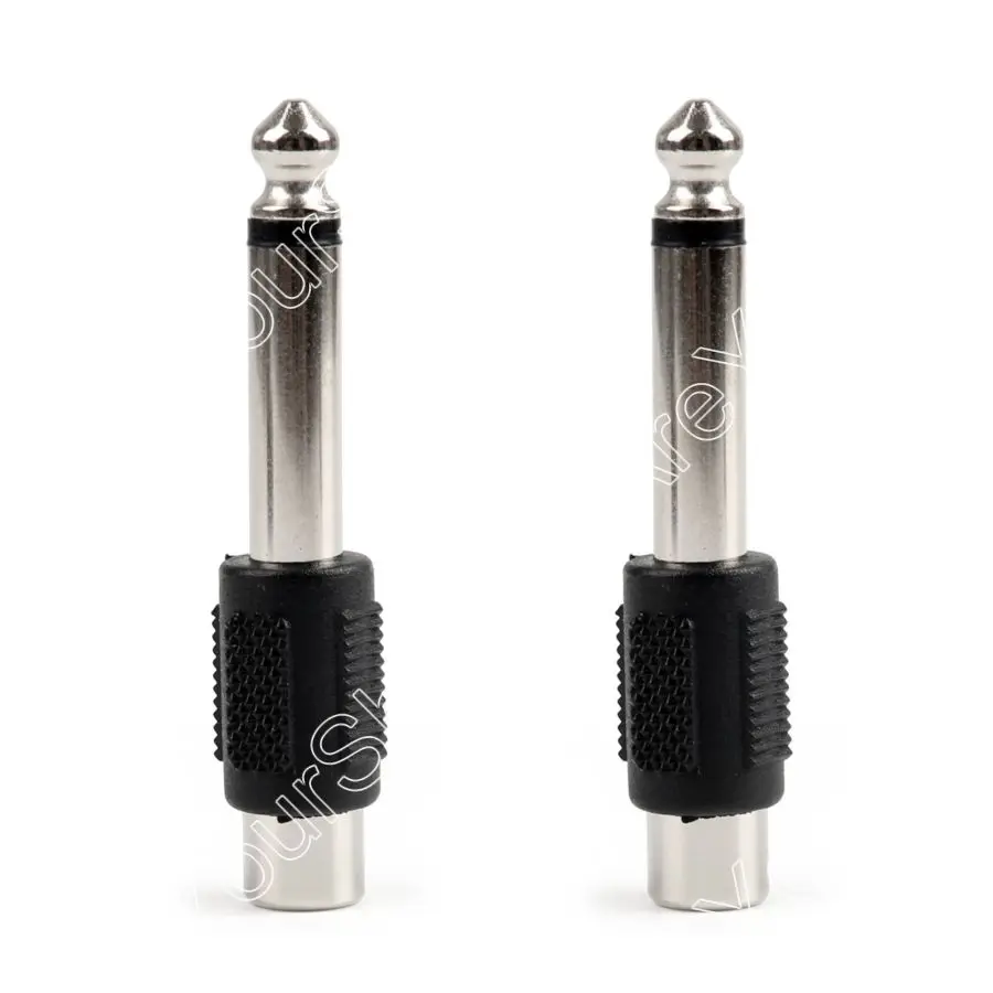 Areyourshop RCA Female to 1/4" 6.35mm Male Mono Plug Audio Adapter Connector Converter 100Pcs High Quality Connector
Areyourshop RCA Female to 1/4" 6.35mm Male Mono Plug Audio Adapter Connector Converter 100Pcs High Quality Connector