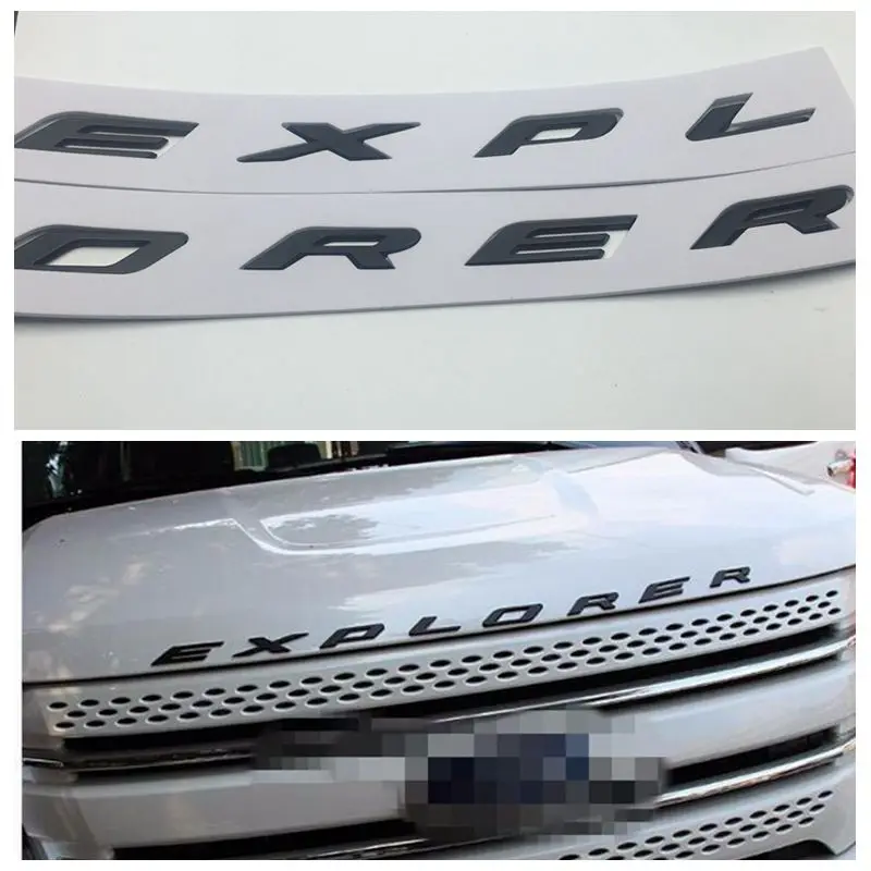 4 цвета для 2011 2012 2013 2014 2015 2016 Ford Sport Explorer буквы Передняя Эмблема капюшона Серебряный Хром черная наклейка с логотипом
4 цвета для 2011 2012 2013 2014 2015 2016 Ford Sport Explorer буквы Передняя Эмблема капюшона Серебряный Хром черная наклейка с логотипом