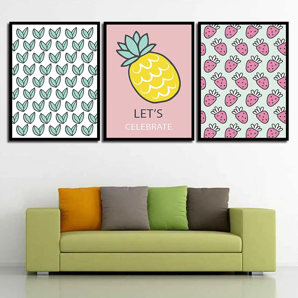 Cartoon Design Fruit Kawaii Wall Art Home Painting Decor Painting Nordic Canvas Prints Poster Modern Picture For Living Room
Cartoon Design Fruit Kawaii Wall Art Home Painting Decor Painting Nordic Canvas Prints Poster Modern Picture For Living Room