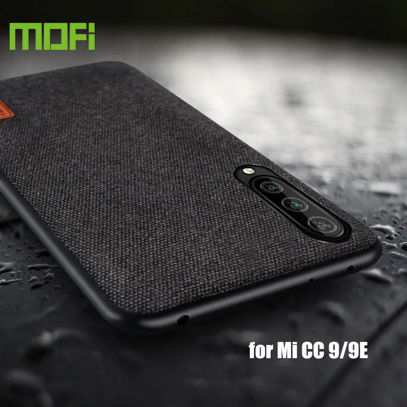 Чехол для xiaomi mi cc 9 оригинальный матерчатый силиконовый чехол MOFi cc9 e жесткий