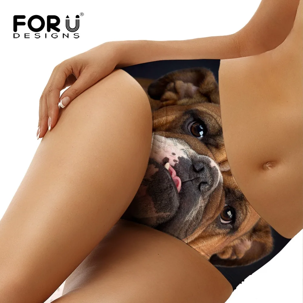 Женские ультратонкие бесшовные трусики FORUDESIGNS с 3d-изображением животных, английского бульдога
Женские ультратонкие бесшовные трусики FORUDESIGNS с 3d-изображением животных, английского бульдога