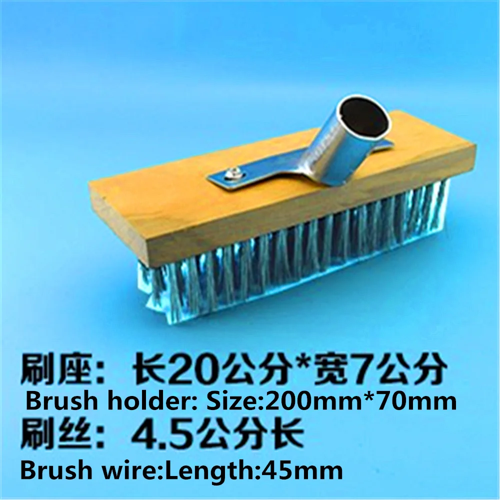 1 Pc 200mm 300mm 500mm Stainless Steel Wire Brush Industrial Household Long Hair Hard Brush With Iron Connection Free Shipping
1 Pc 200mm 300mm 500mm Stainless Steel Wire Brush Industrial Household Long Hair Hard Brush With Iron Connection Free Shipping